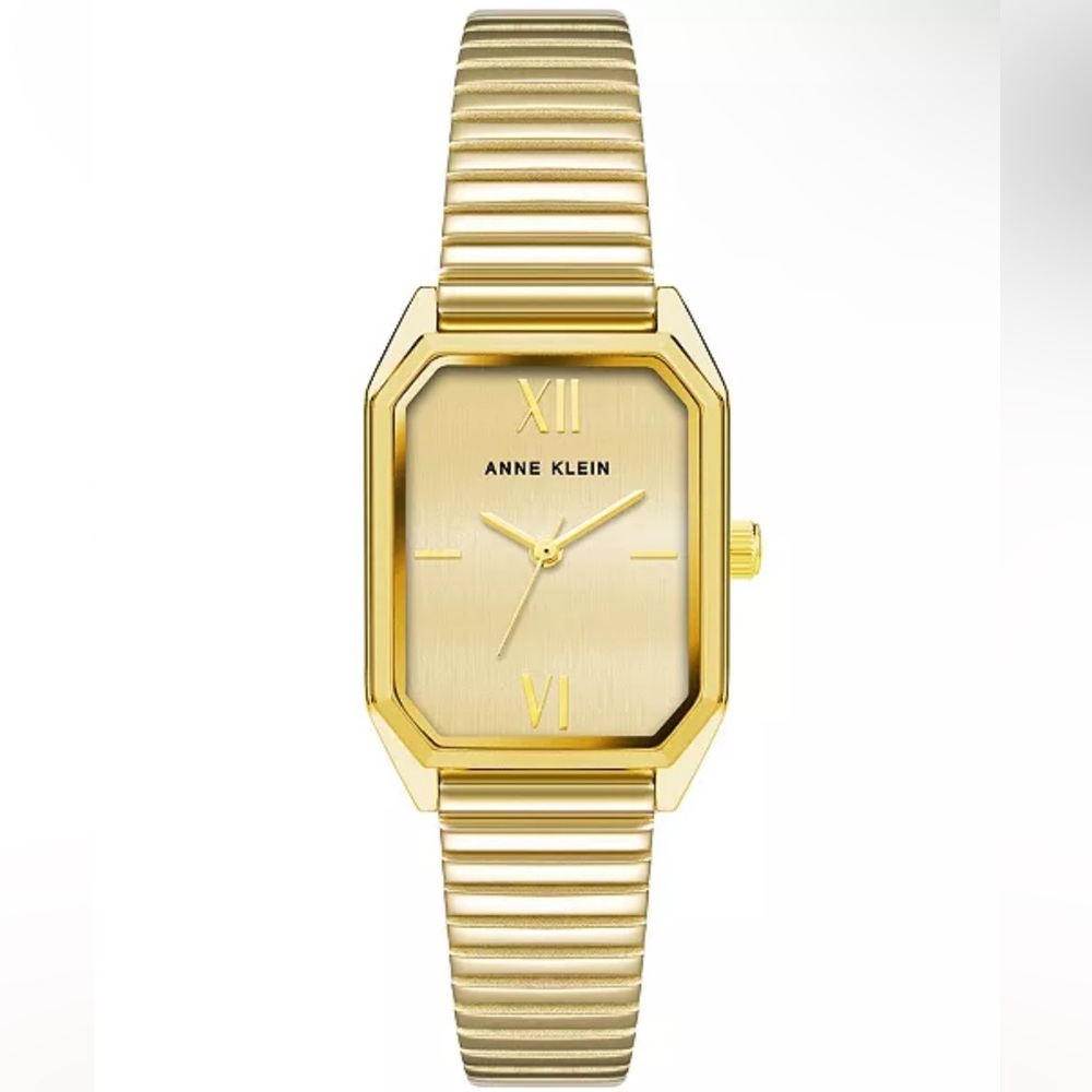 Anne Klein Gold Rectangular Watch - image 1